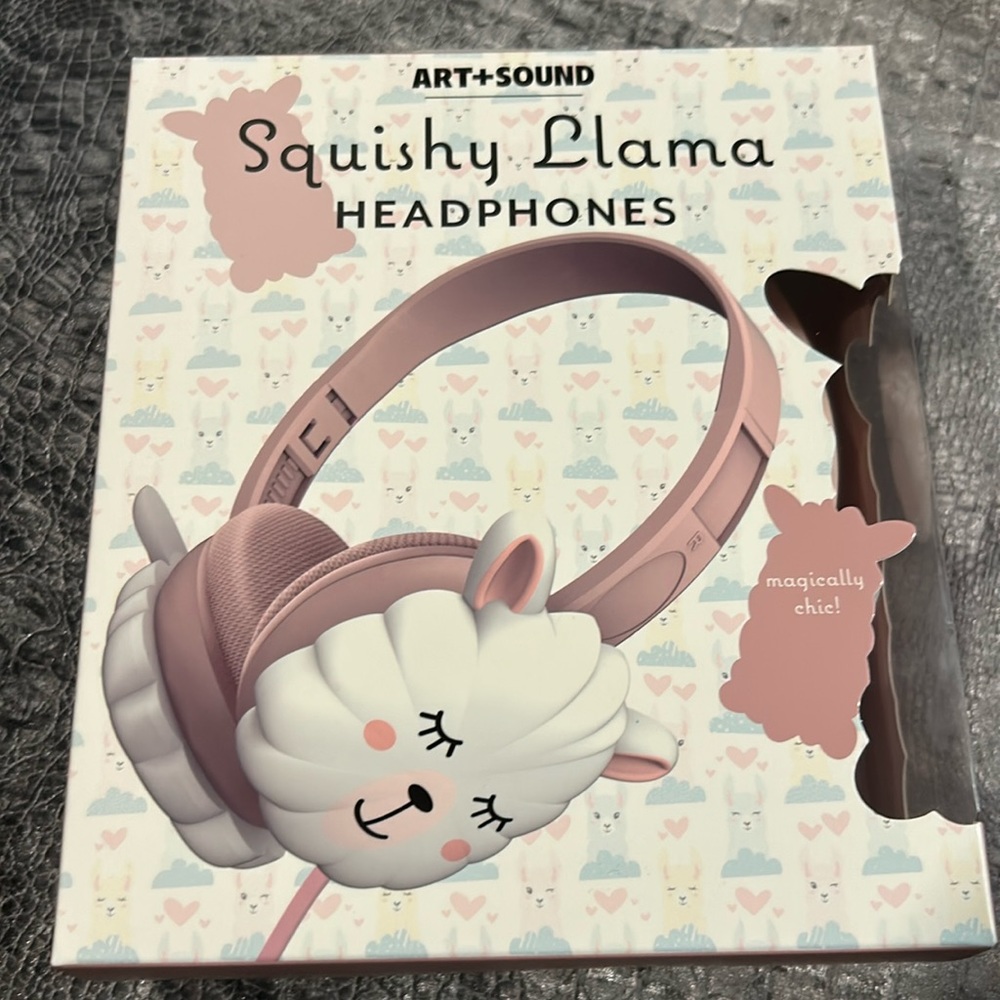 Art+Sound squishy llama headphones